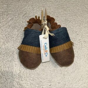 Toddler Moccasins, Cade & Co, Jackson Style, 2-3YR Old, NWT